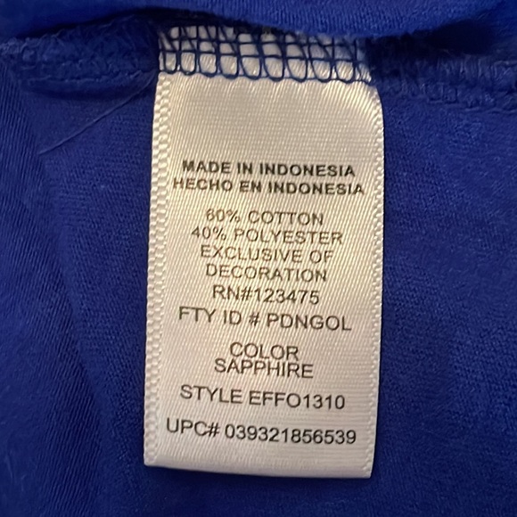 NWOT- Pullover Top, with Silver Dot brads around Front Scoop neck- 3/4 sleeve - Picture 5 of 5